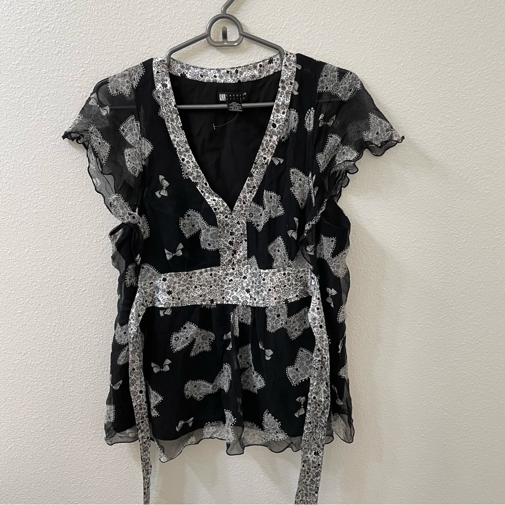 Carole little blouse black xl